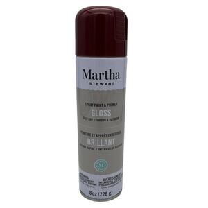 Martha Stewart Paint & Primer 8oz Spray Paint in Gloss Chipotle
